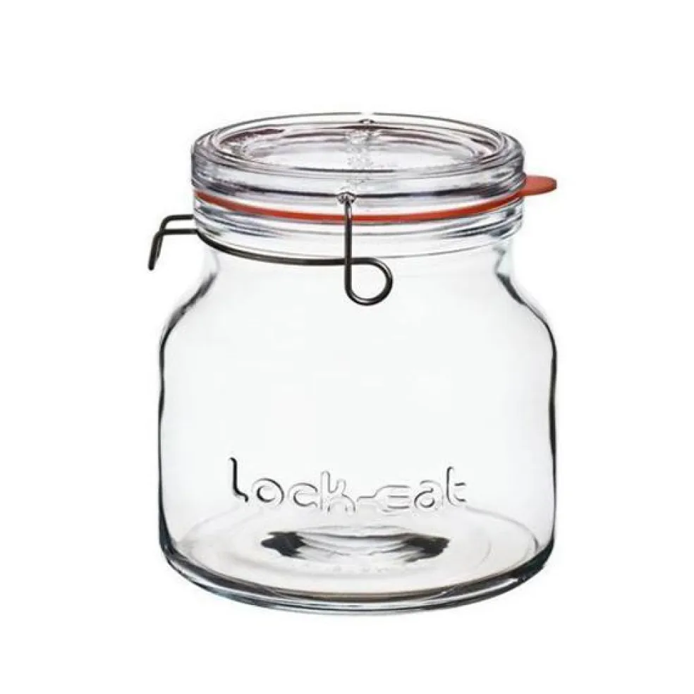 Tarros y botellas herméticas de cristal Lock Eat Luigi Bormioli