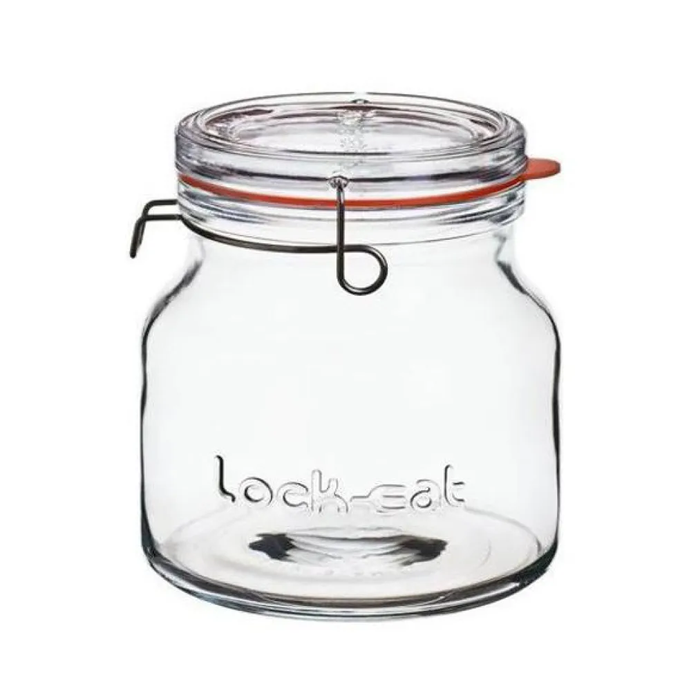 Tarros y botellas herméticas de cristal Lock Eat Luigi Bormioli