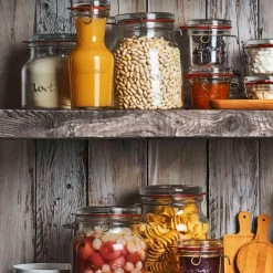 Tarros y botellas herméticas de cristal Lock Eat Luigi Bormioli