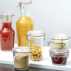 Tarros y botellas herméticas de cristal Lock Eat Luigi Bormioli