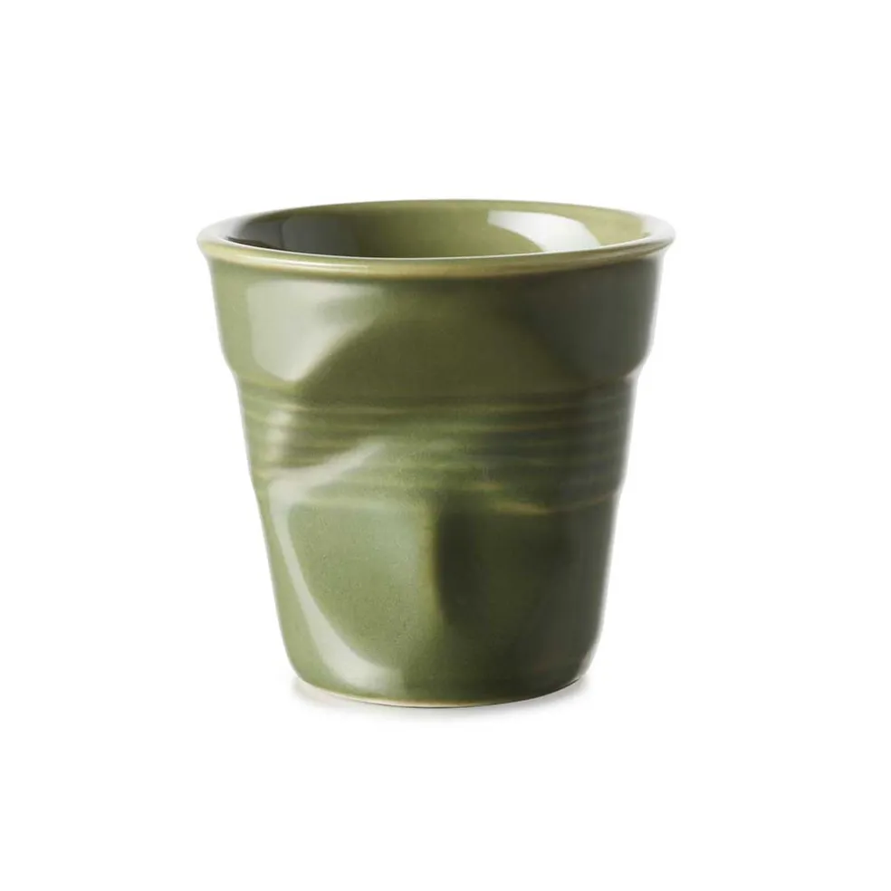 Taza arrugada tipo espresso de porcelana 80 ml Revol