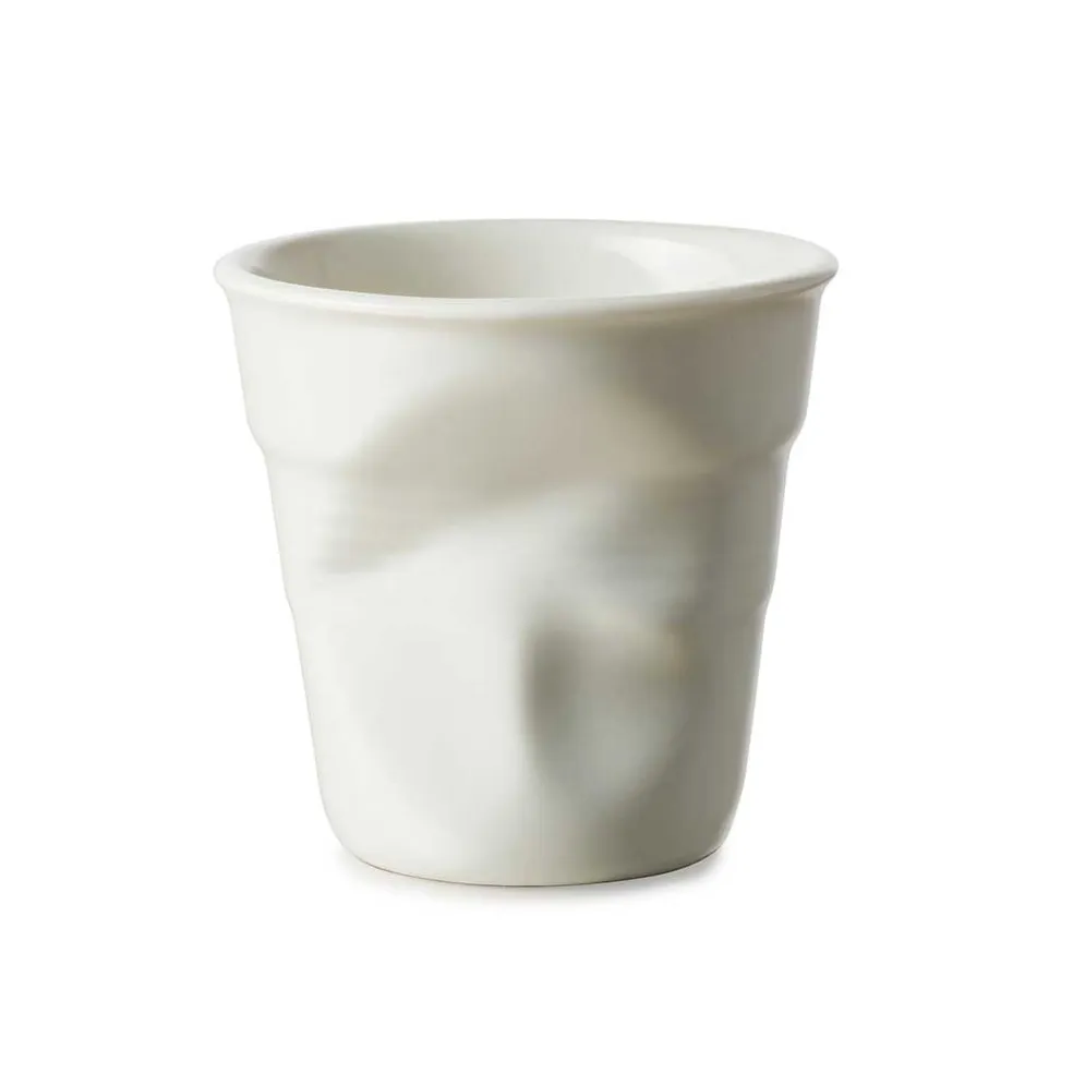 Taza arrugada tipo espresso de porcelana 80 ml Revol