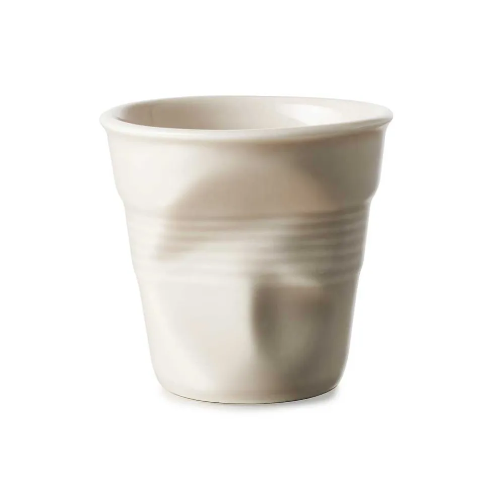 Taza arrugada tipo espresso de porcelana 80 ml Revol