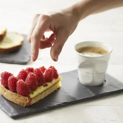 Taza arrugada tipo espresso de porcelana 80 ml Revol