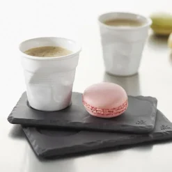 Taza arrugada tipo espresso de porcelana 80 ml Revol