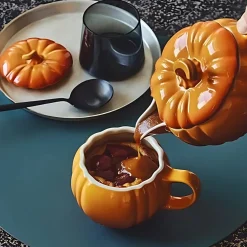 Taza cerámica calabaza con tapa 400 ml Le Creuset