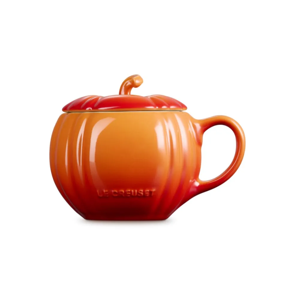 Taza cerámica calabaza con tapa 400 ml Le Creuset