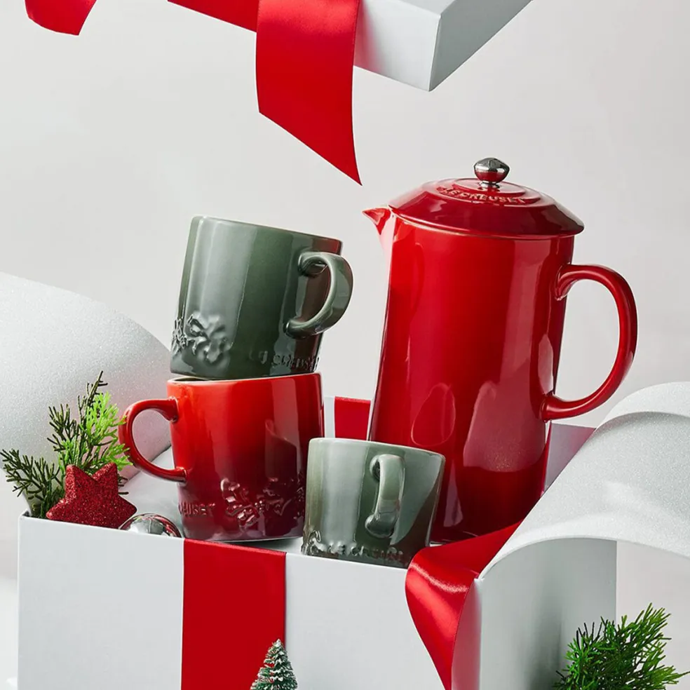 Taza cerámica tipo mug Holly ¡Edición Especial Navidad! Le Creuset