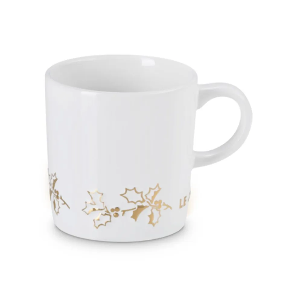 Taza cerámica tipo mug Holly ¡Edición Especial Navidad! Le Creuset