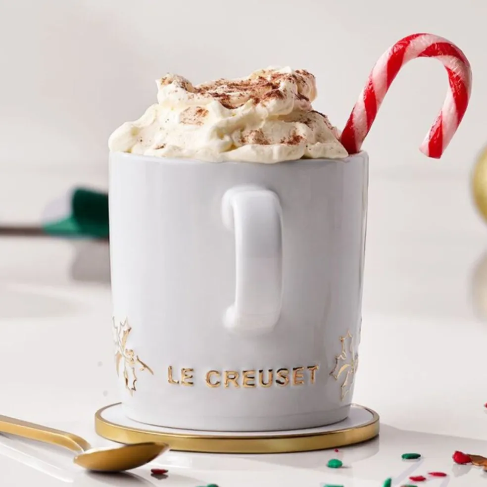 Taza cerámica tipo mug Holly ¡Edición Especial Navidad! Le Creuset