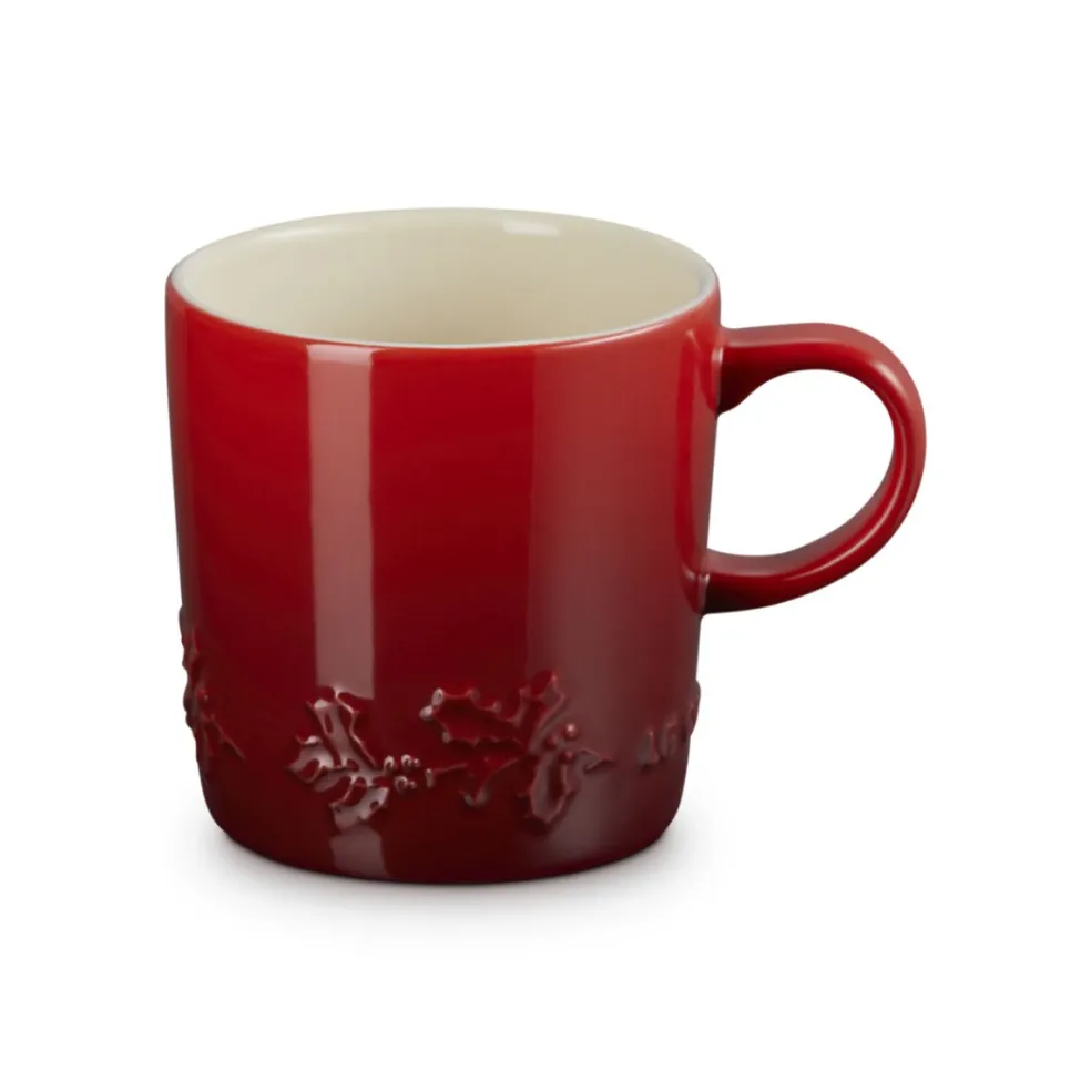 Taza cerámica tipo mug Holly ¡Edición Especial Navidad! Le Creuset