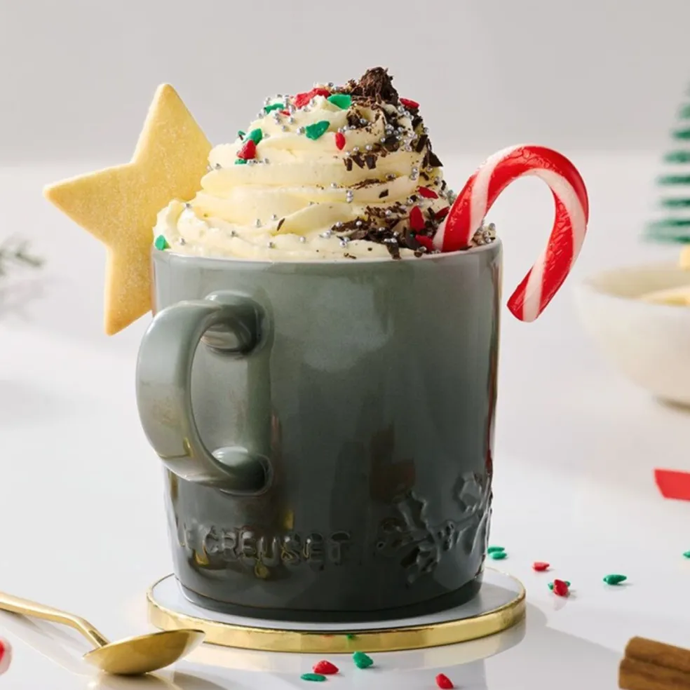 Taza cerámica tipo mug Holly ¡Edición Especial Navidad! Le Creuset