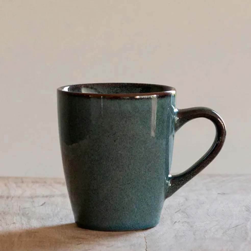 Taza de gres tipo mug Serenity 370 ml Dutch Rose
