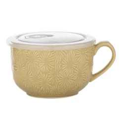 Taza de porcelana con tapa Oxley Ladelle