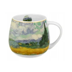 Taza mug ancha de porcelana Duo
