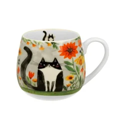 Taza mug ancha de porcelana Duo