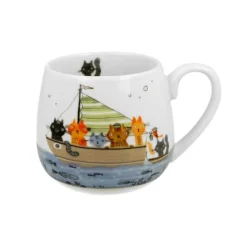 Taza mug ancha de porcelana Duo
