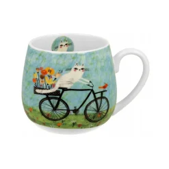 Taza mug ancha de porcelana Duo