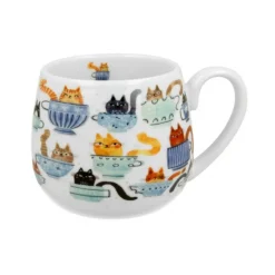 Taza mug ancha de porcelana Duo