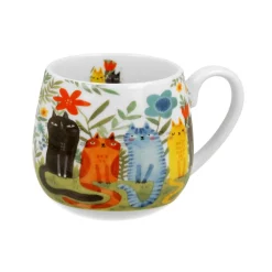 Taza mug ancha de porcelana Duo