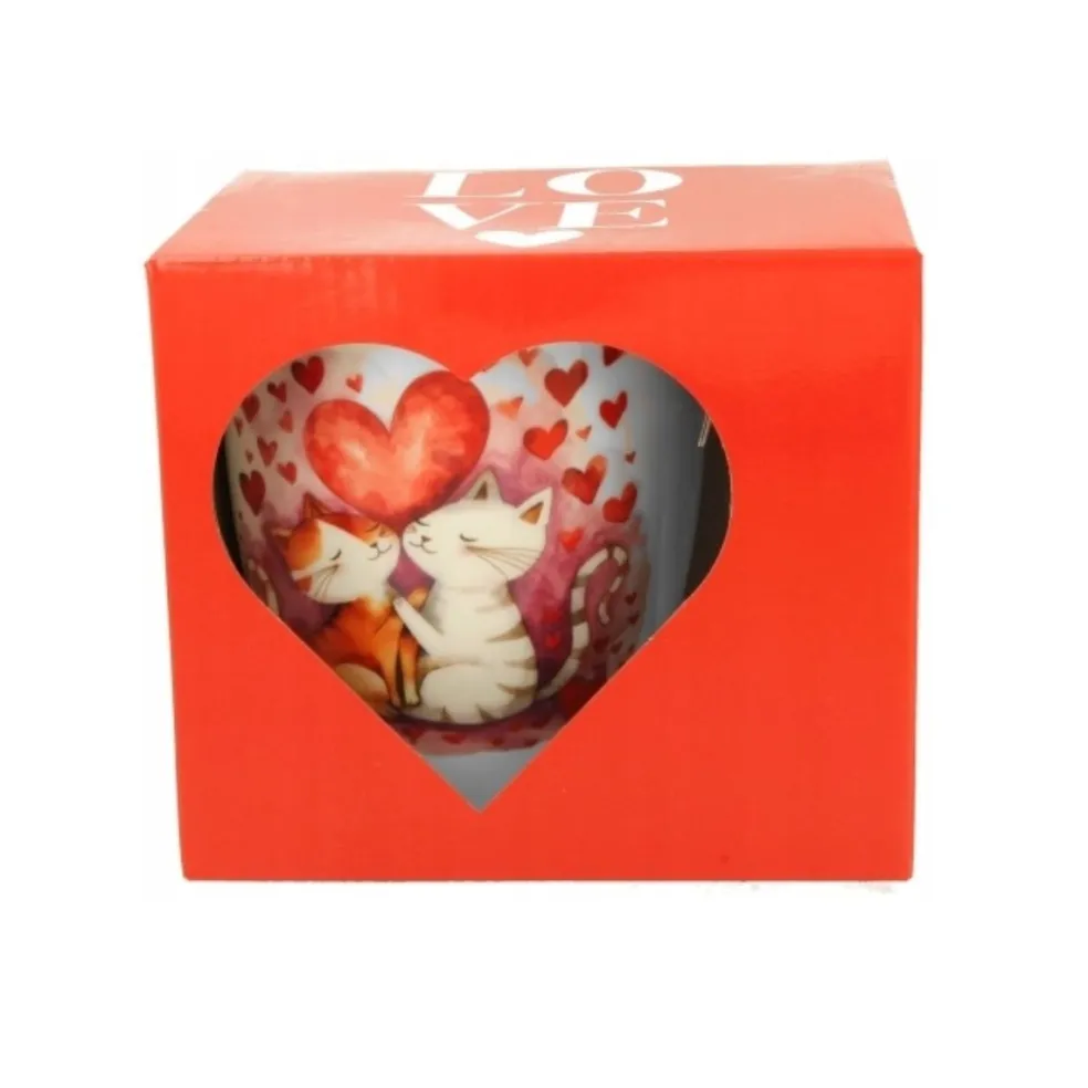 Taza Mug Jumbo 650ml de porcelana Love Duo