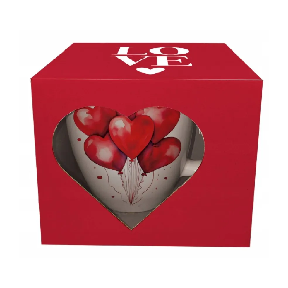 Taza Mug Jumbo 650ml de porcelana Love Duo
