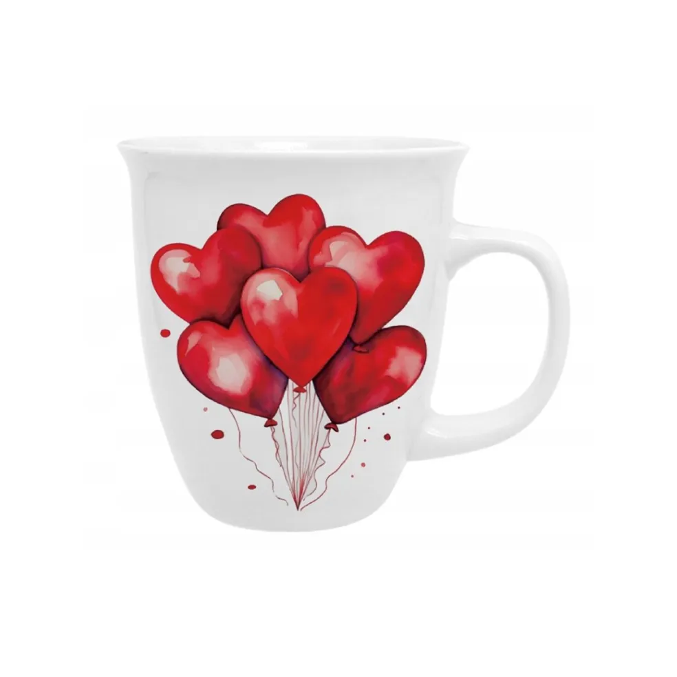 Taza Mug Jumbo 650ml de porcelana Love Duo