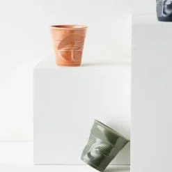 Tazas arrugadas de porcelana 180 ml Revol