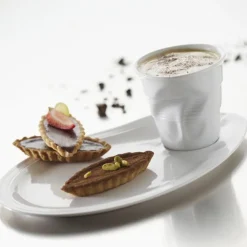 Tazas arrugadas de porcelana 180 ml Revol