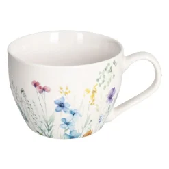 Tazas de porcelana con y sin plato 420ml Florenne Tognana