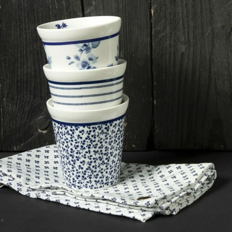 Tazas de porcelana sin asa Blueprint Laura Ashley
