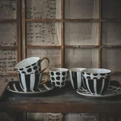 Taza vaso de gres Topos Vigdis Olsson & Jensen