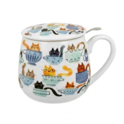 Taza XL para infusiones de porcelana Duo