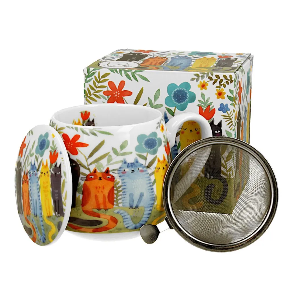 Taza XL para infusiones de porcelana Duo