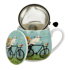 Taza XL para infusiones de porcelana Duo