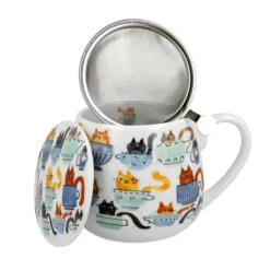 Taza XL para infusiones de porcelana Duo