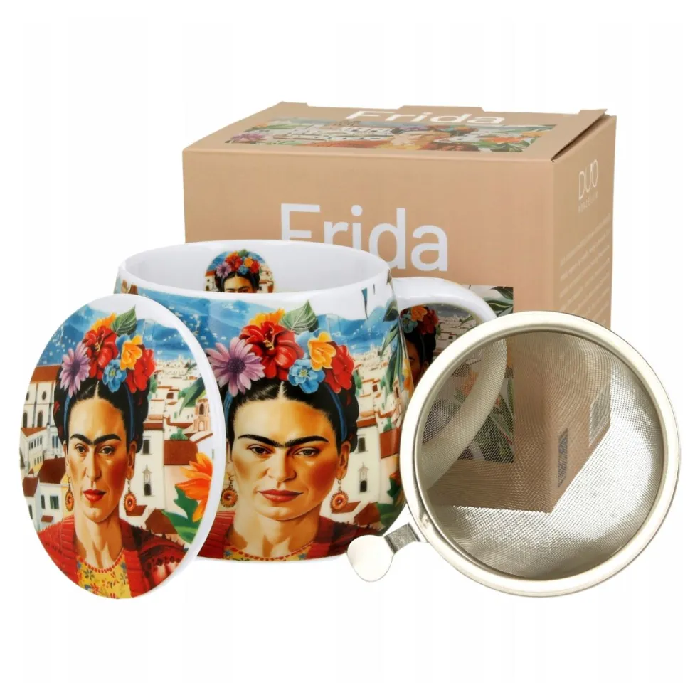 Taza XL para infusiones de porcelana Duo
