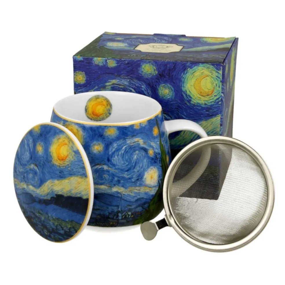 Taza XL para infusiones de porcelana Duo