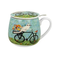 Taza XL para infusiones de porcelana Duo