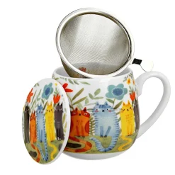 Taza XL para infusiones de porcelana Duo