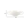Tazón sopero de dos asas o taza de consomé de porcelana Royal Villeroy & Boch