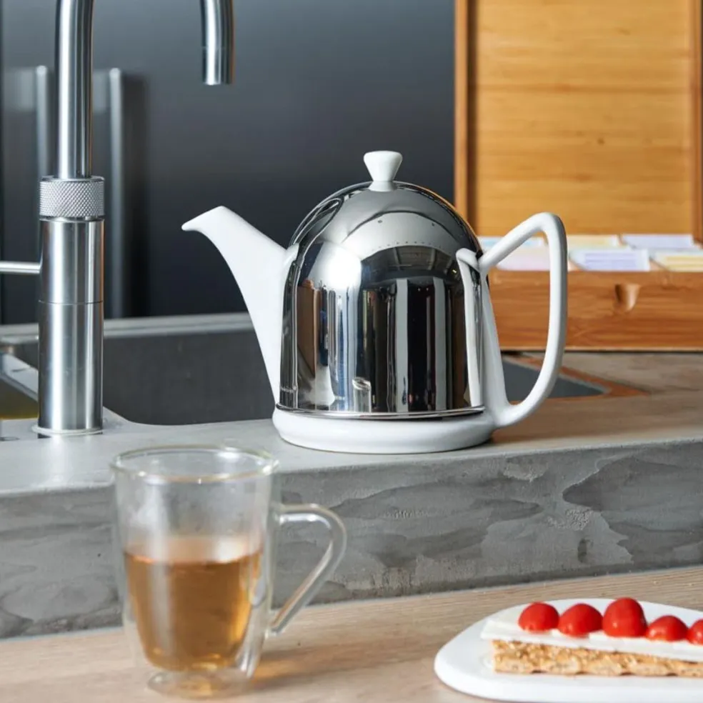 Tetera cerámica con carcasa aislante de inox Cosy® Manto Bredemeijer