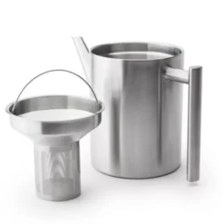 Tetera de acero inoxidable de doble pared 1,2 l Minuet® Cylindre Bredemeijer