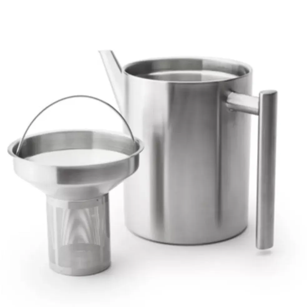 Tetera de acero inoxidable de doble pared 1,2 l Minuet® Cylindre Bredemeijer