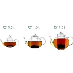 Tetera de cristal con infusor Verona Bredemeijer
