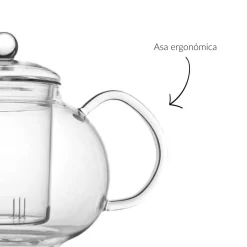 Tetera de cristal con infusor Verona Bredemeijer
