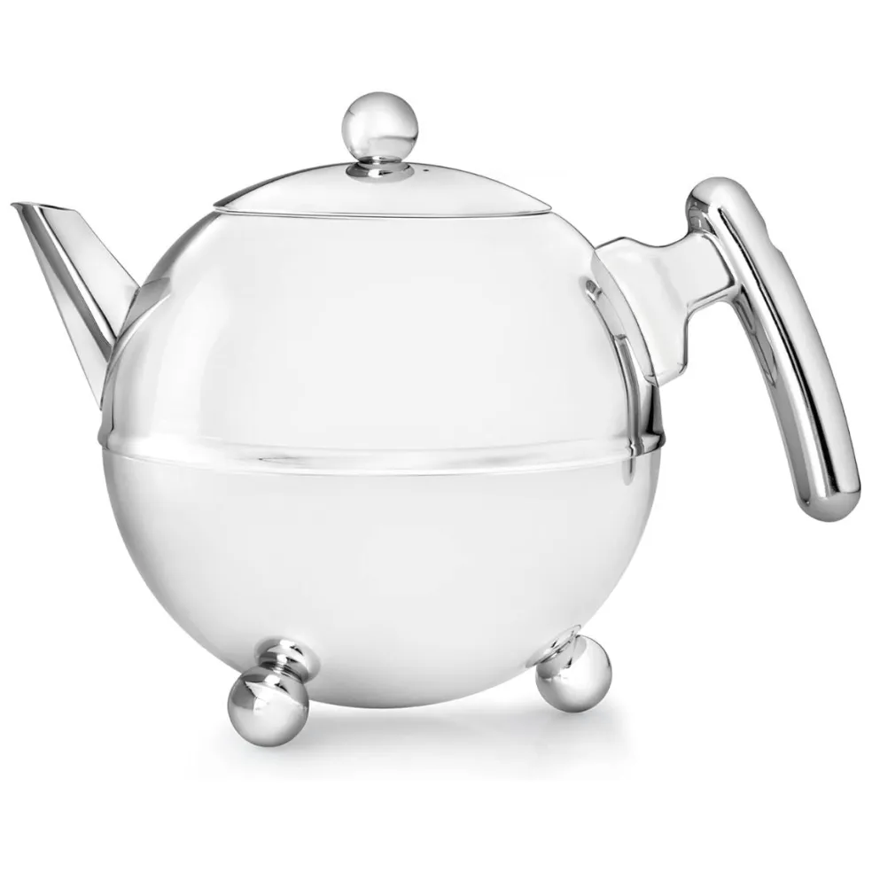 Tetera redonda de acero inox de doble pared 1,2 l Duet® Bella Ronde Bredemeijer