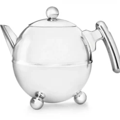 Tetera redonda de acero inox de doble pared 1,2 l Duet® Bella Ronde Bredemeijer