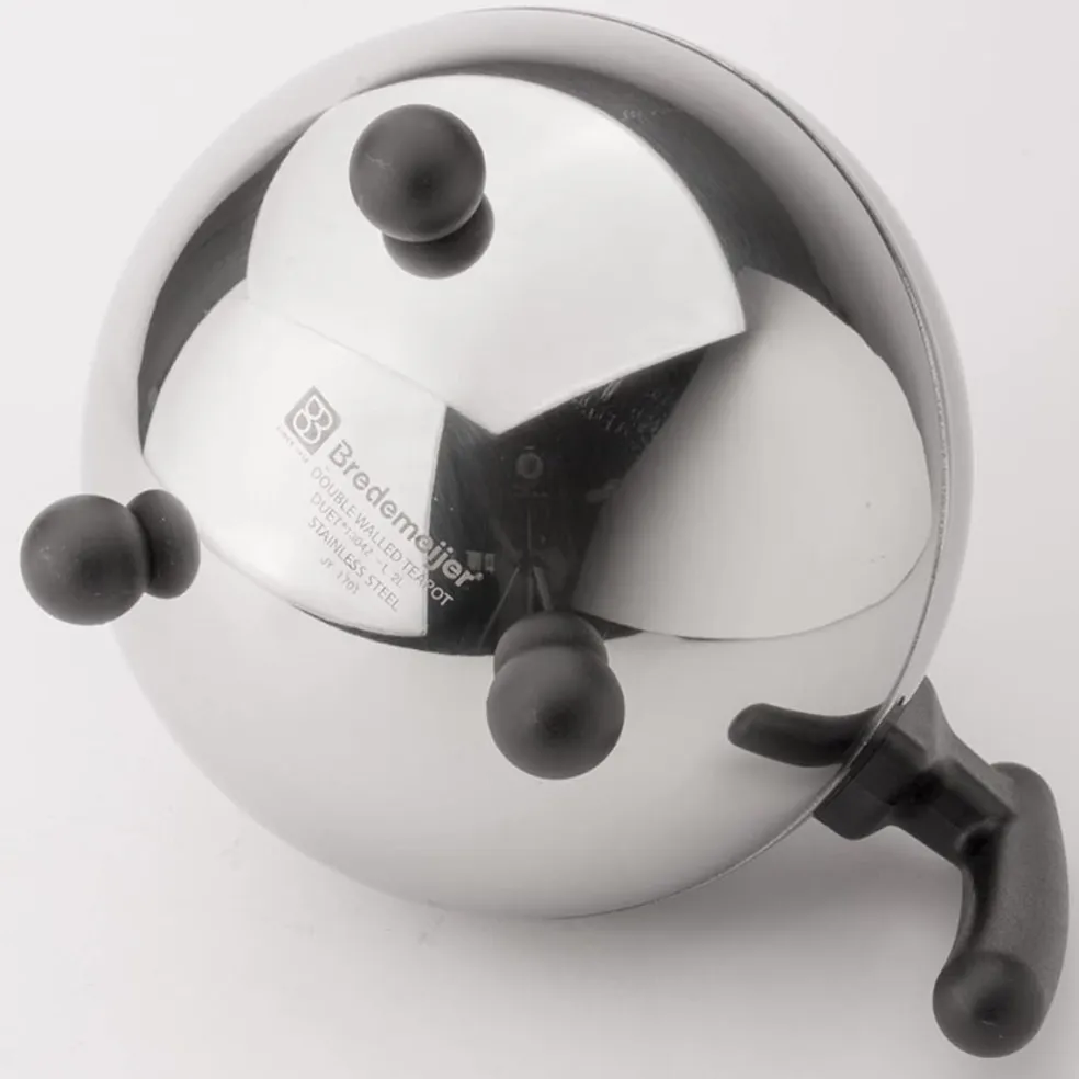 Tetera redonda de acero inox de doble pared 1,2 l Duet® Bella Ronde Bredemeijer