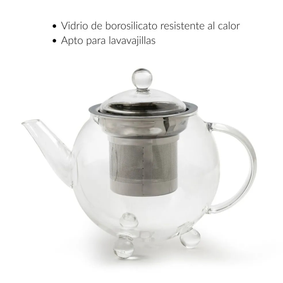 Tetera redonda de cristal 0,5 l Bella Ronde Bredemeijer